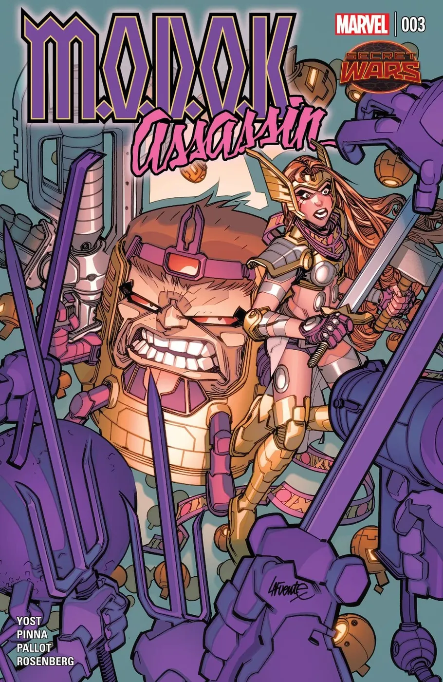 Cover of M.O.D.O.K. Assassin #3