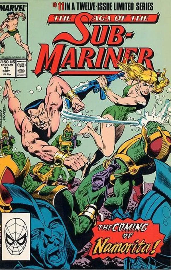 Cover of Saga of the Sub-Mariner #11