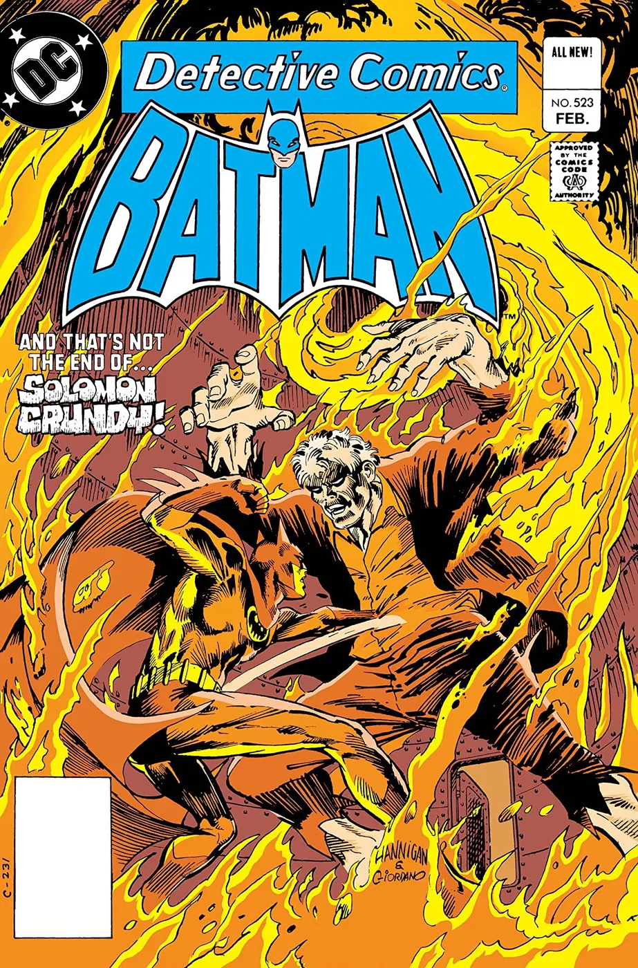 Cover of Detective Comics #523