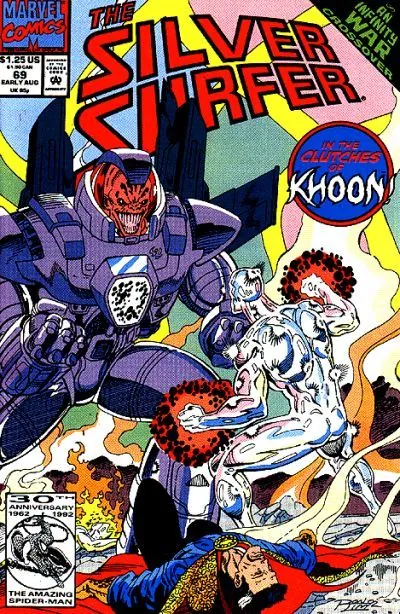 Cover of Silver Surfer #69
