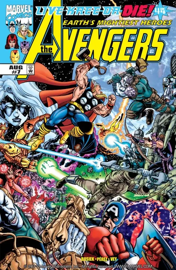 Cover of Avengers #7