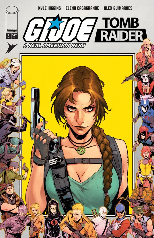 Cover of G.I. Joe: A Real American Hero / Tomb Raider #1