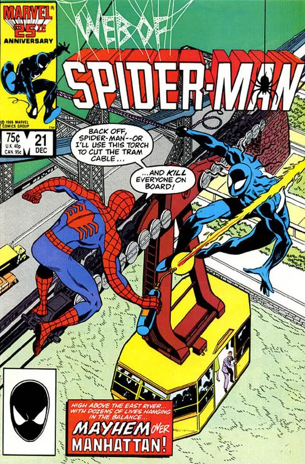 Cover of Web of Spider-Man #21