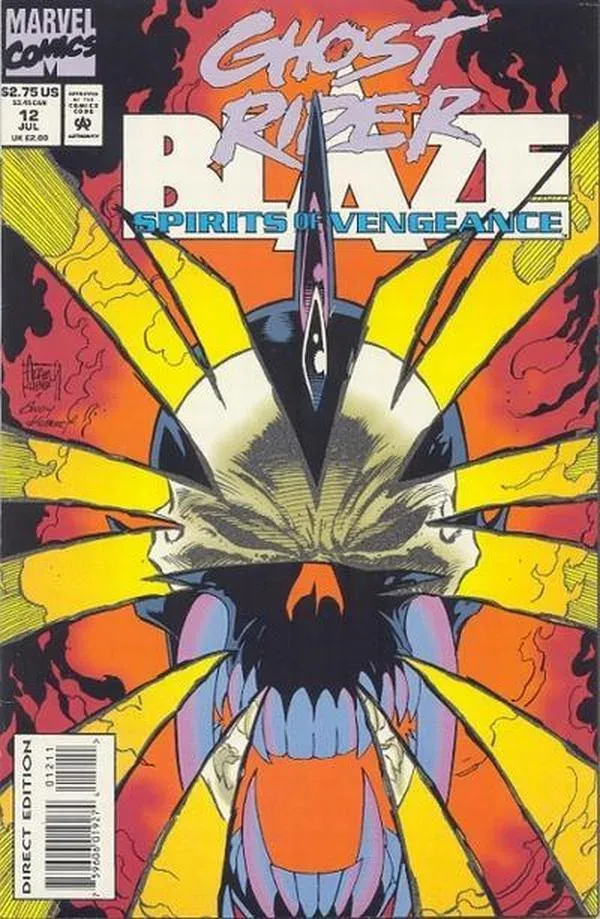 Cover of Ghost Rider / Blaze: Spirits of Vengeance #12