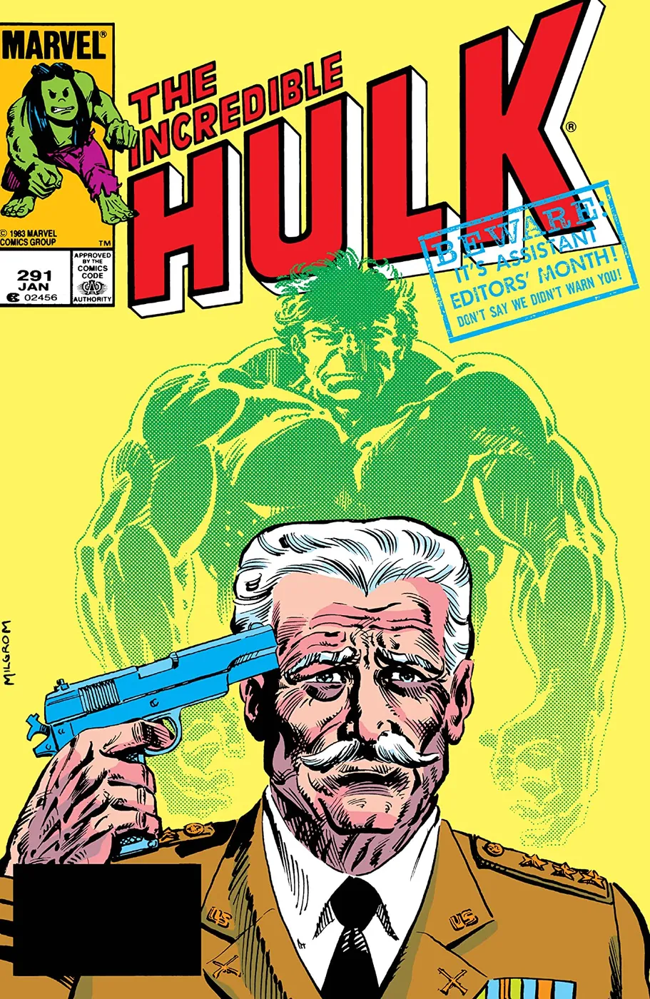 Cover of The Incredible Hulk #291