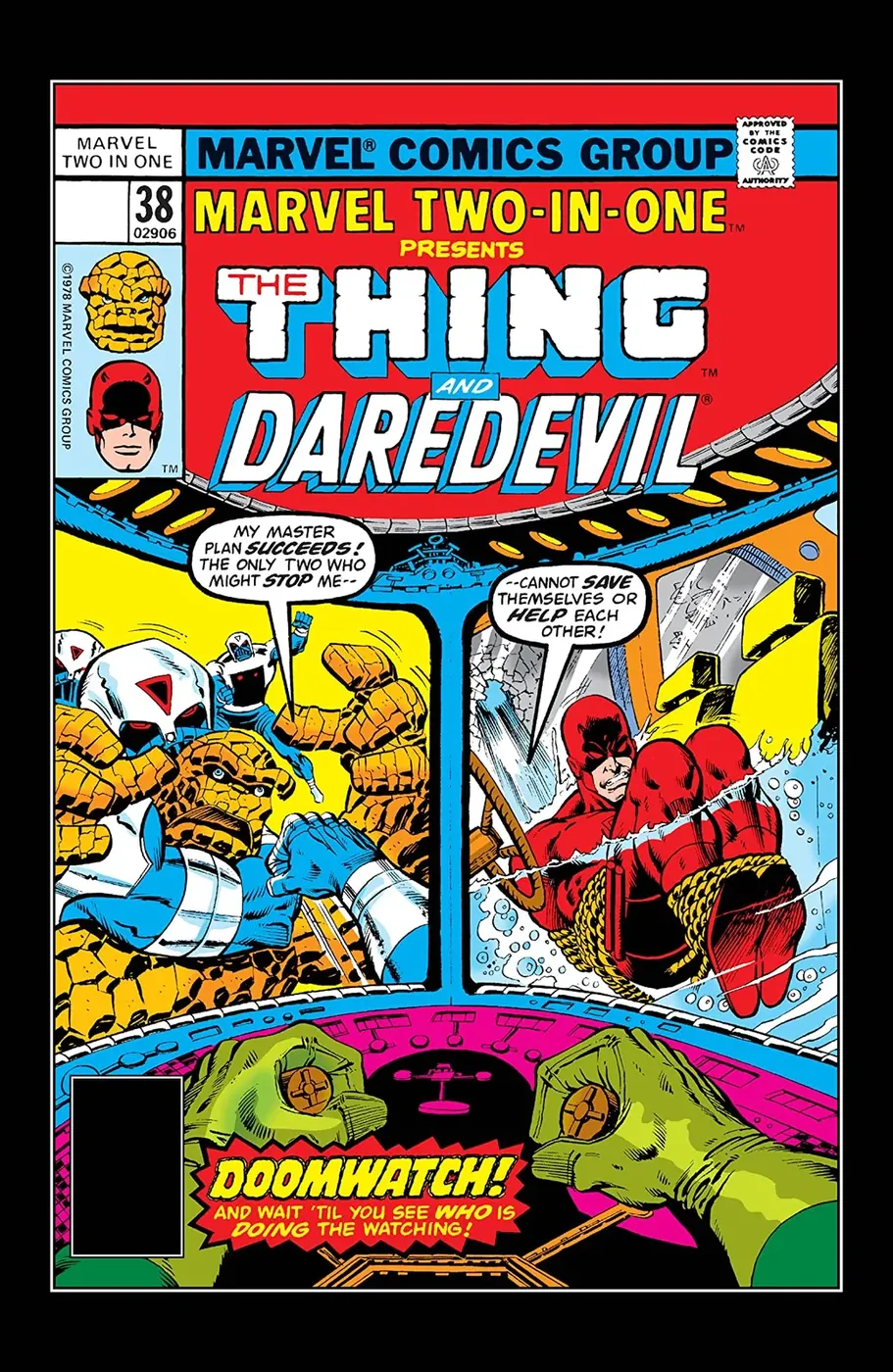 Cover of Marvel Two-in-One #38