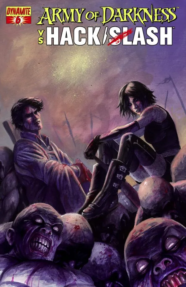 Cover of Army of Darkness vs. Hack/Slash #6