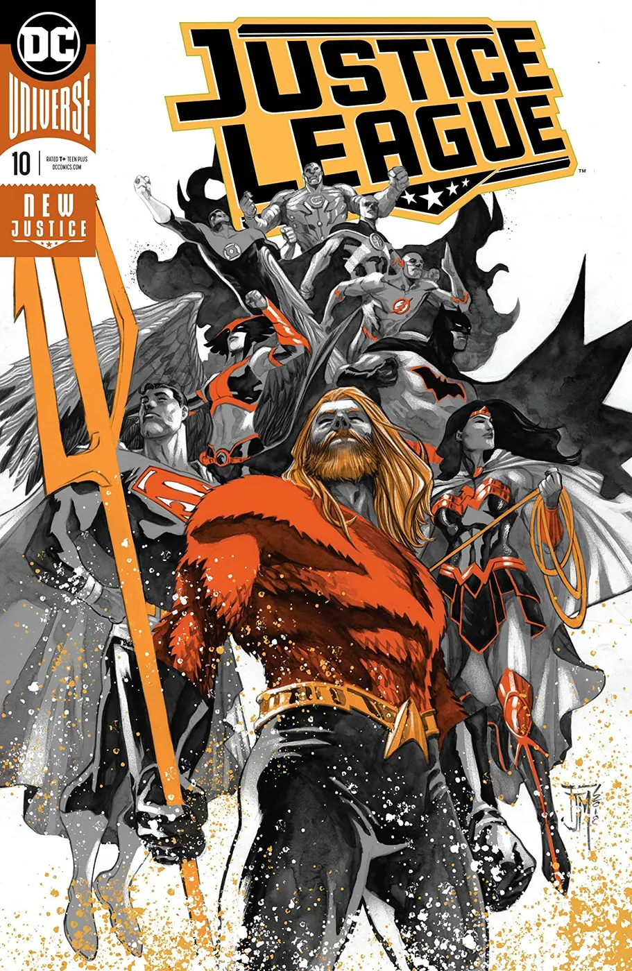 Cover of Justice League #10