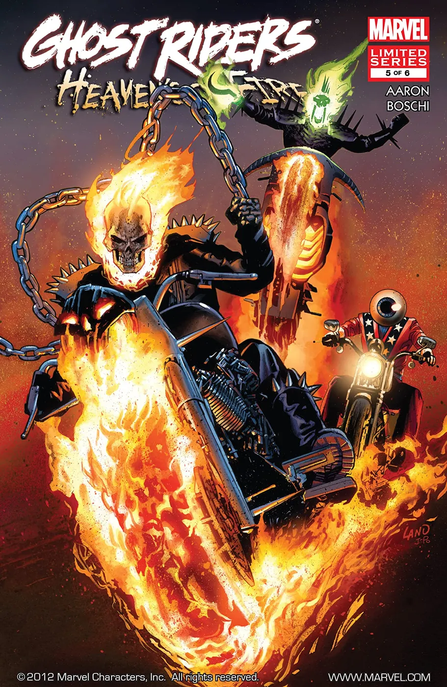 Cover of Ghost Riders: Heaven's on Fire #5