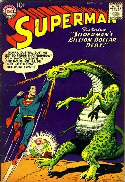 Cover of Superman #114