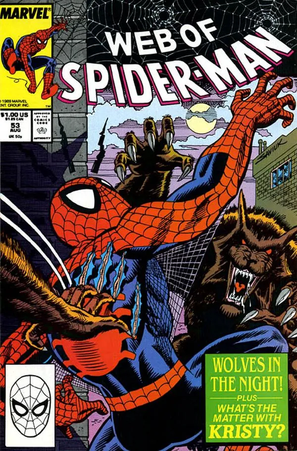 Cover of Web of Spider-Man #53