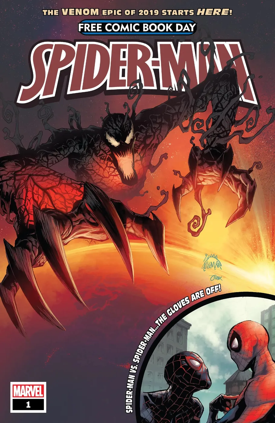Cover of Free Comic Book Day 2019 (Spider-Man / Venom) #1