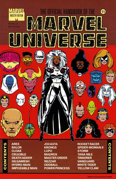 Cover of The Official Handbook of the Marvel Universe: Master Edition #11