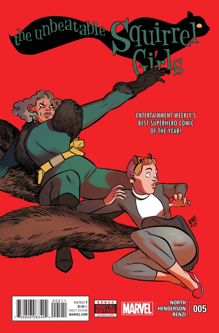 Cover of The Unbeatable Squirrel Girl #5