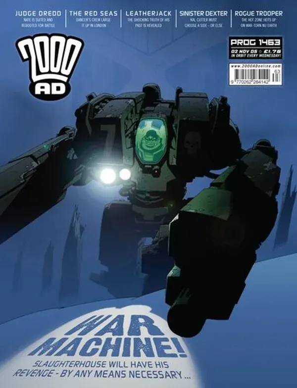 Cover of 2000 AD #1463
