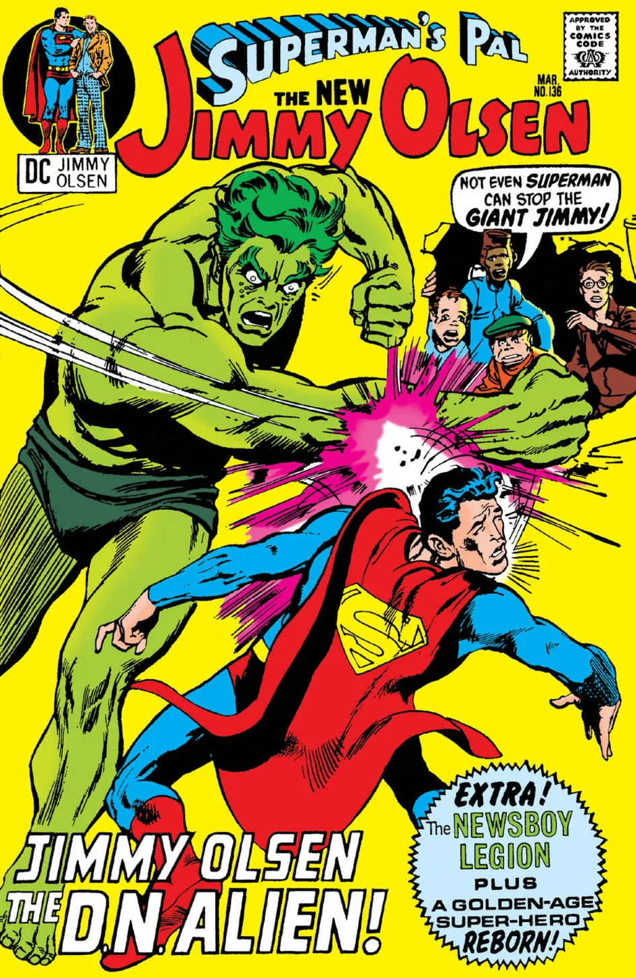 Cover of Superman's Pal, Jimmy Olsen #136