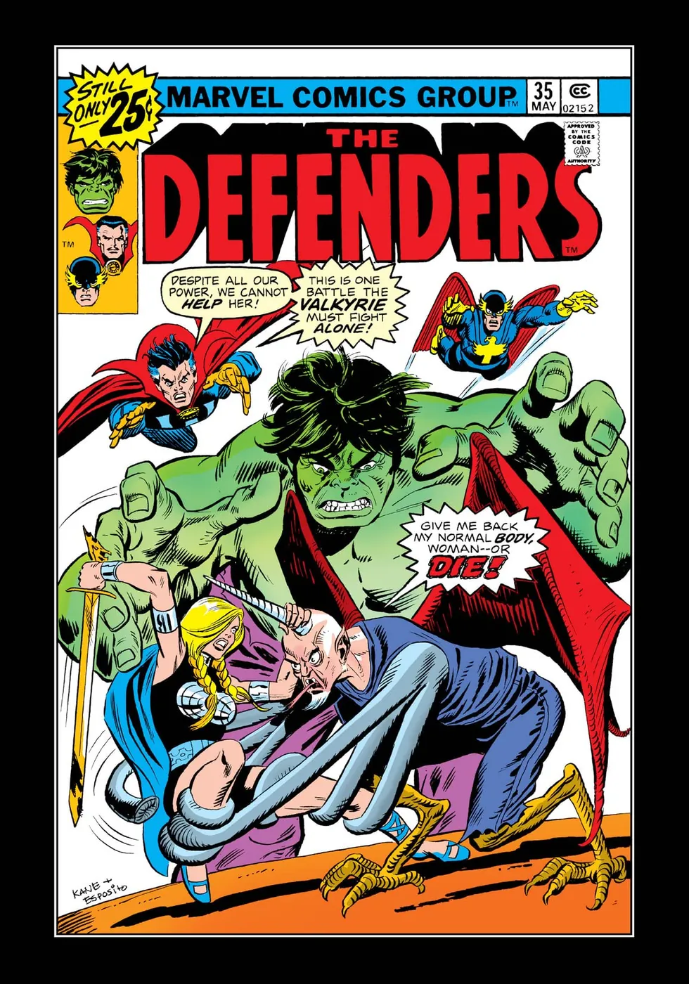 Cover of The Defenders #35