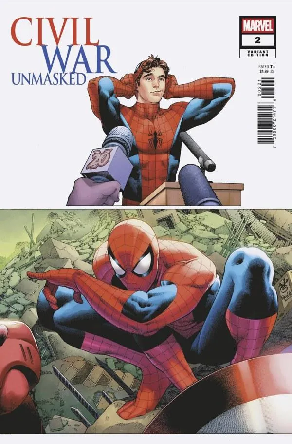 Cover of Civil War: Unmasked #2