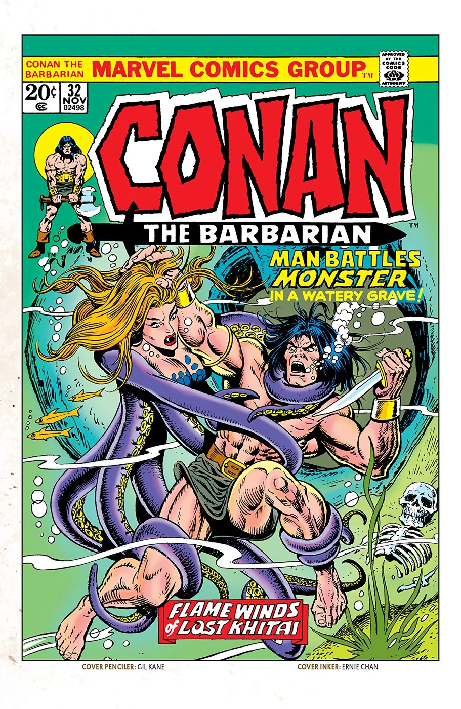 Cover of Conan the Barbarian #32