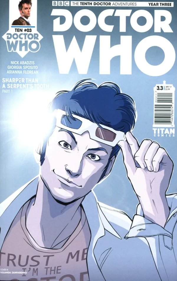 Cover of Doctor Who: The Tenth Doctor, Year Three #3