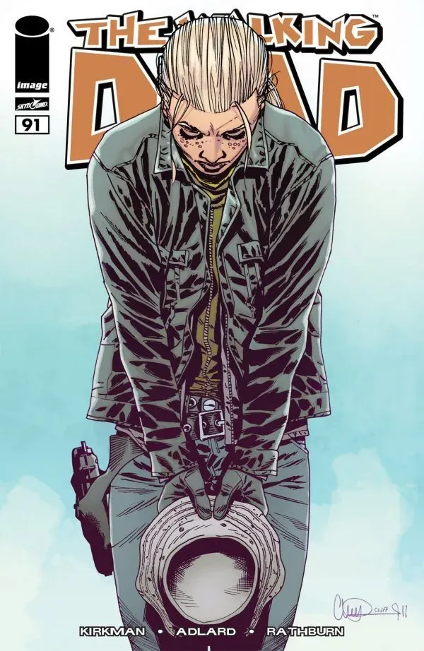 Cover of The Walking Dead #91