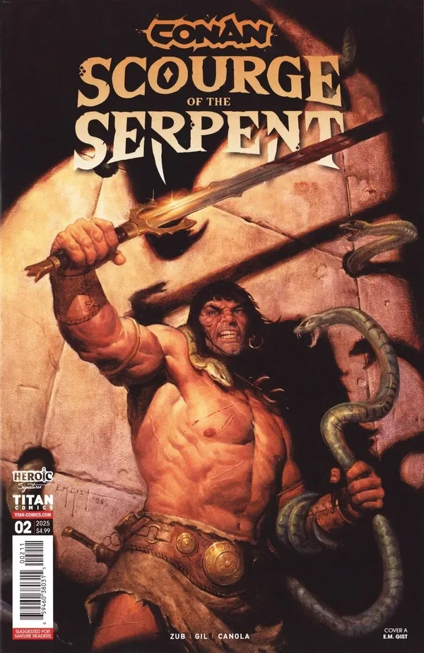 Cover of Conan the Barbarian: Scourge of the Serpent #2