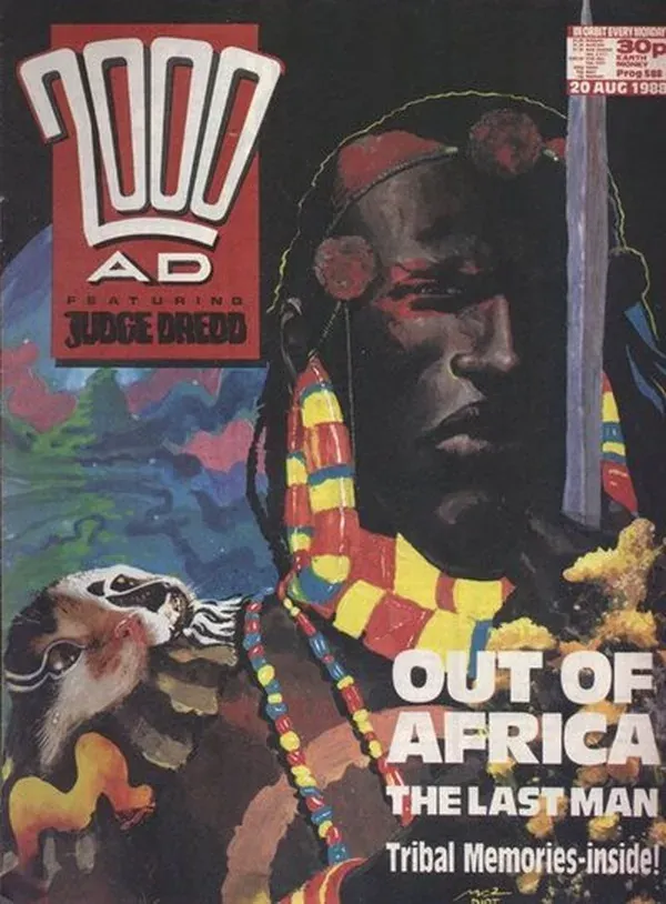 Cover of 2000 AD #588