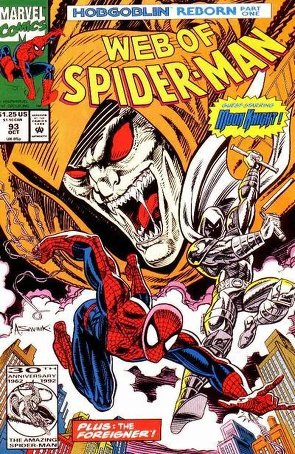 Cover of Web of Spider-Man #93