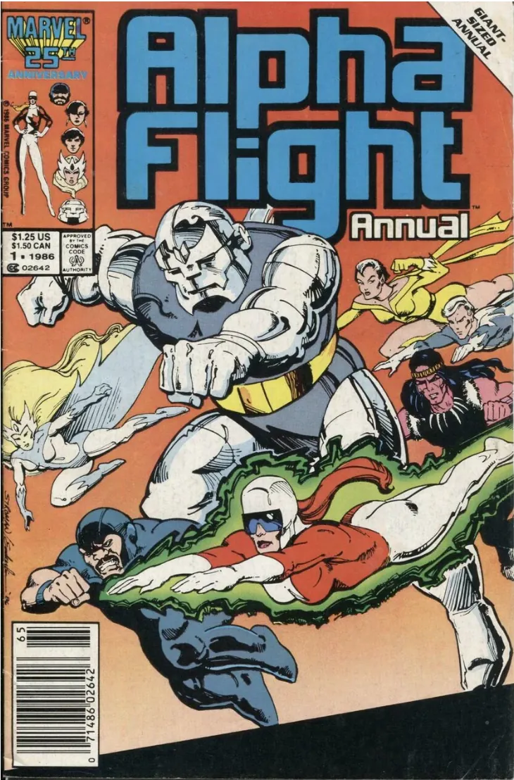 Cover of Alpha Flight Annual #1