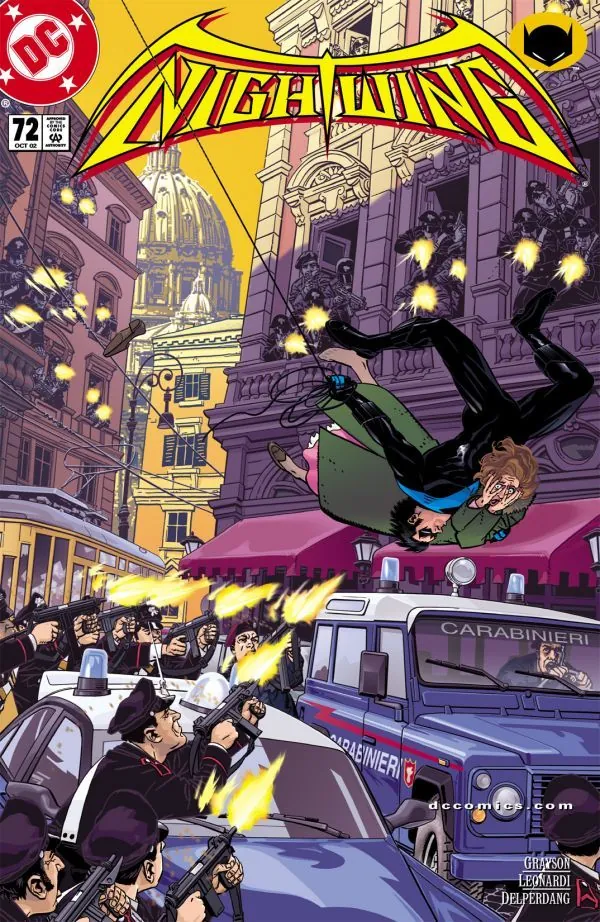 Cover of Nightwing #72