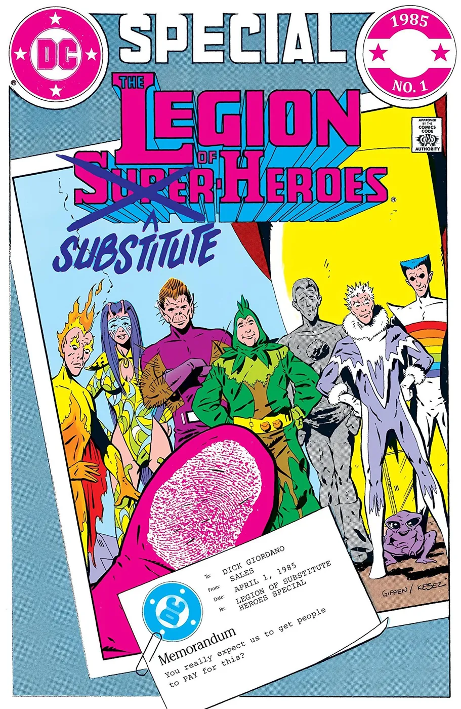 Cover of Legion of Substitute Heroes Special #1