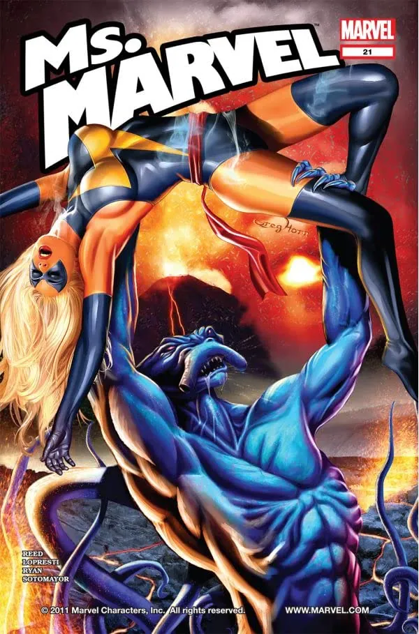 Cover of Ms. Marvel #21