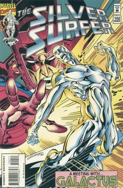 Cover of Silver Surfer #102