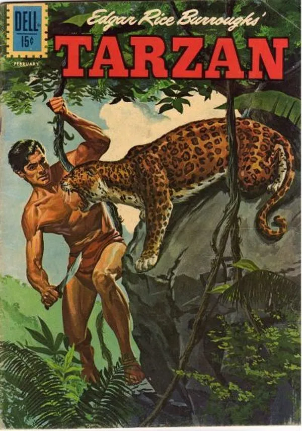 Cover of Edgar Rice Burroughs' Tarzan #128