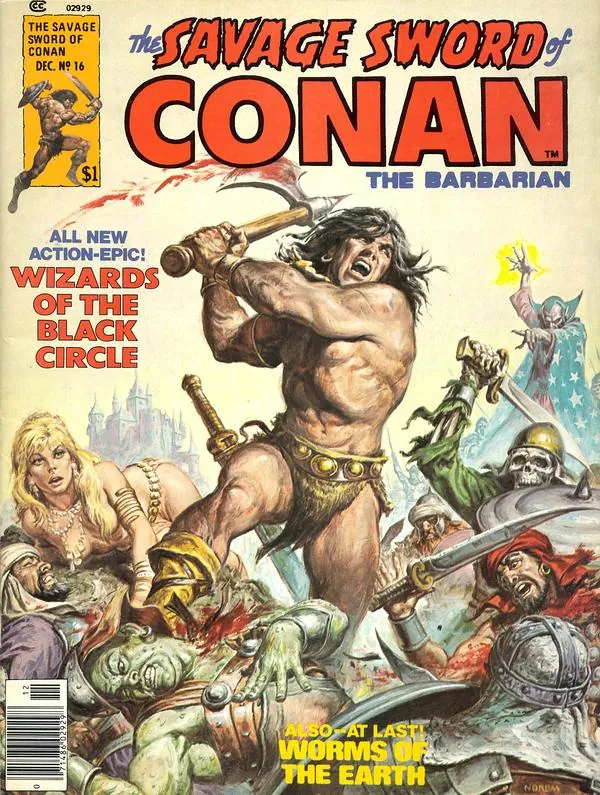 Cover of The Savage Sword of Conan #16