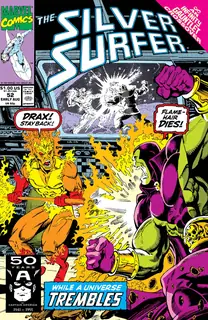 Cover of Silver Surfer #52