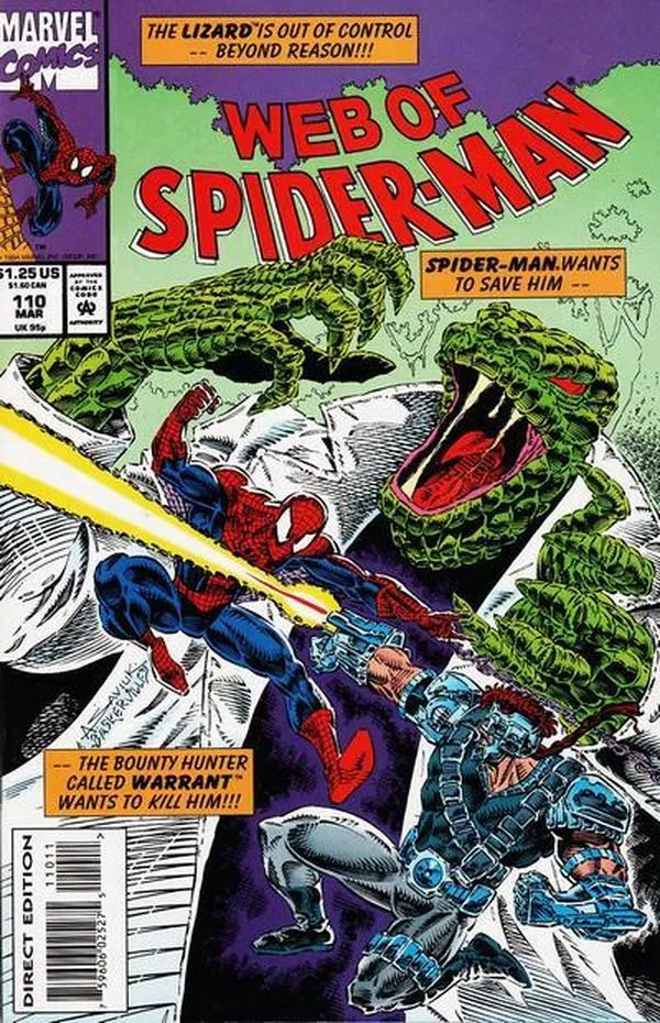 Cover of Web of Spider-Man #110
