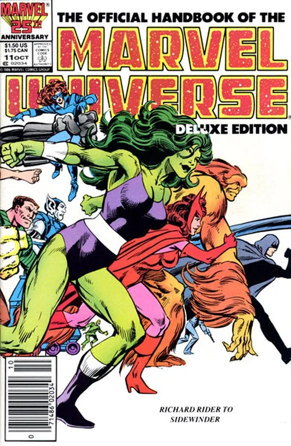 Cover of The Official Handbook of the Marvel Universe #11
