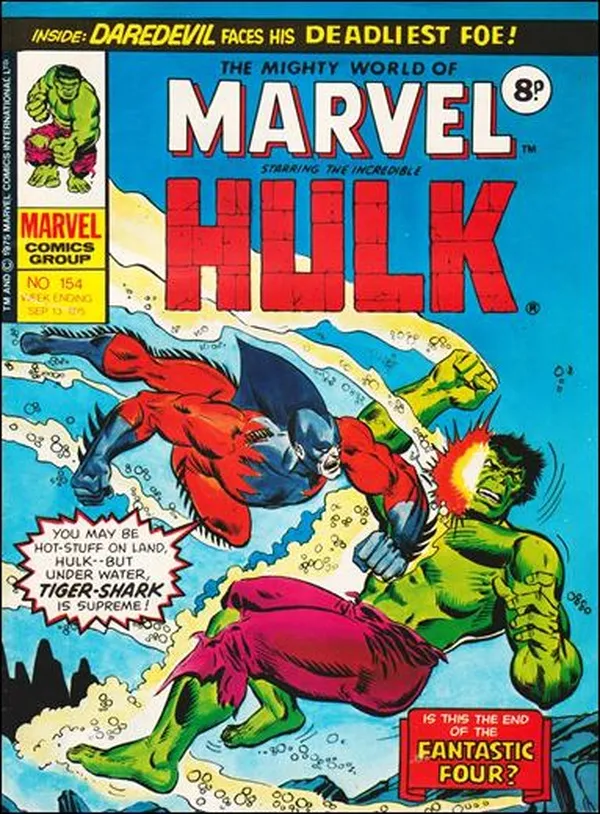 Cover of The Mighty World of Marvel #154