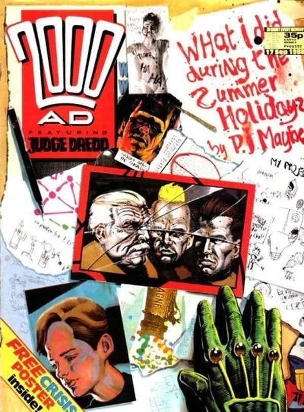 Cover of 2000 AD #592