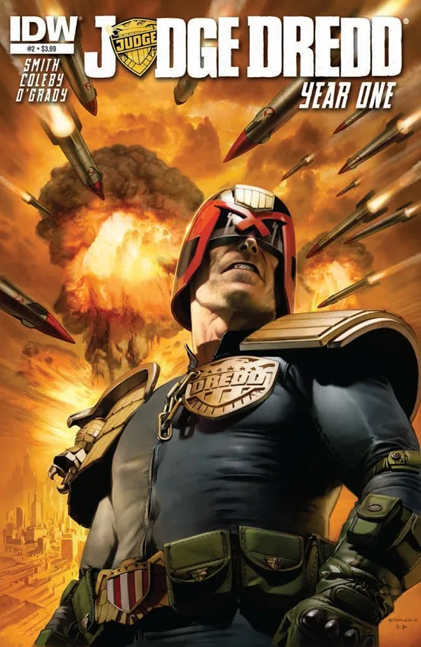 Cover of Judge Dredd: Year One #2