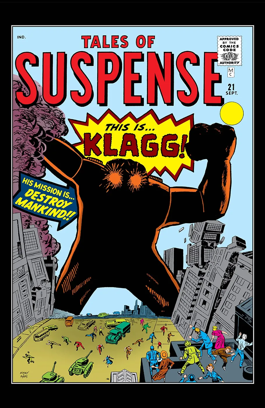 Cover of Tales of Suspense #21