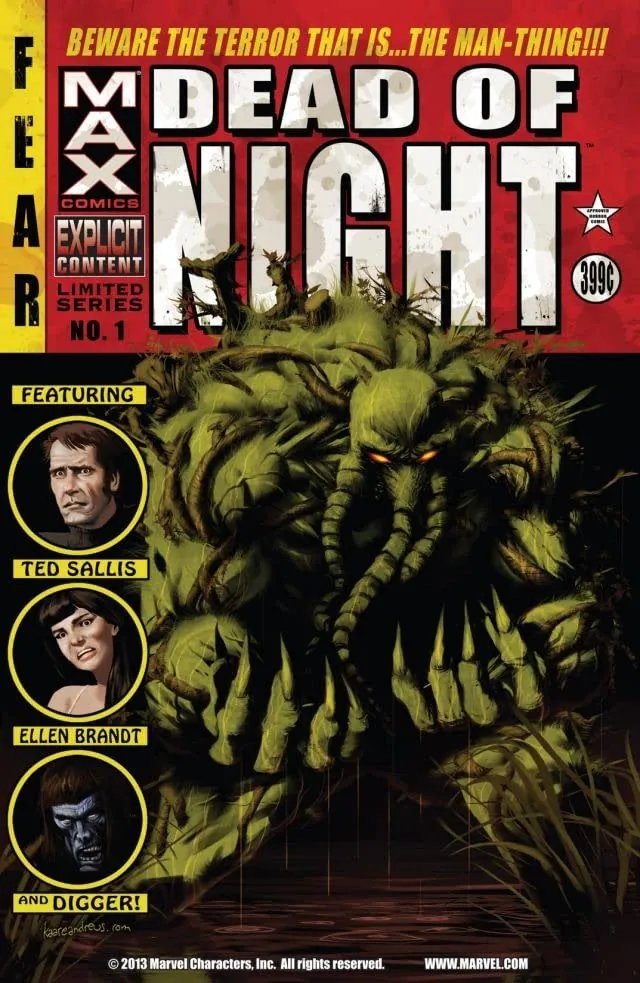 Cover of Dead of Night Featuring Man-Thing #1