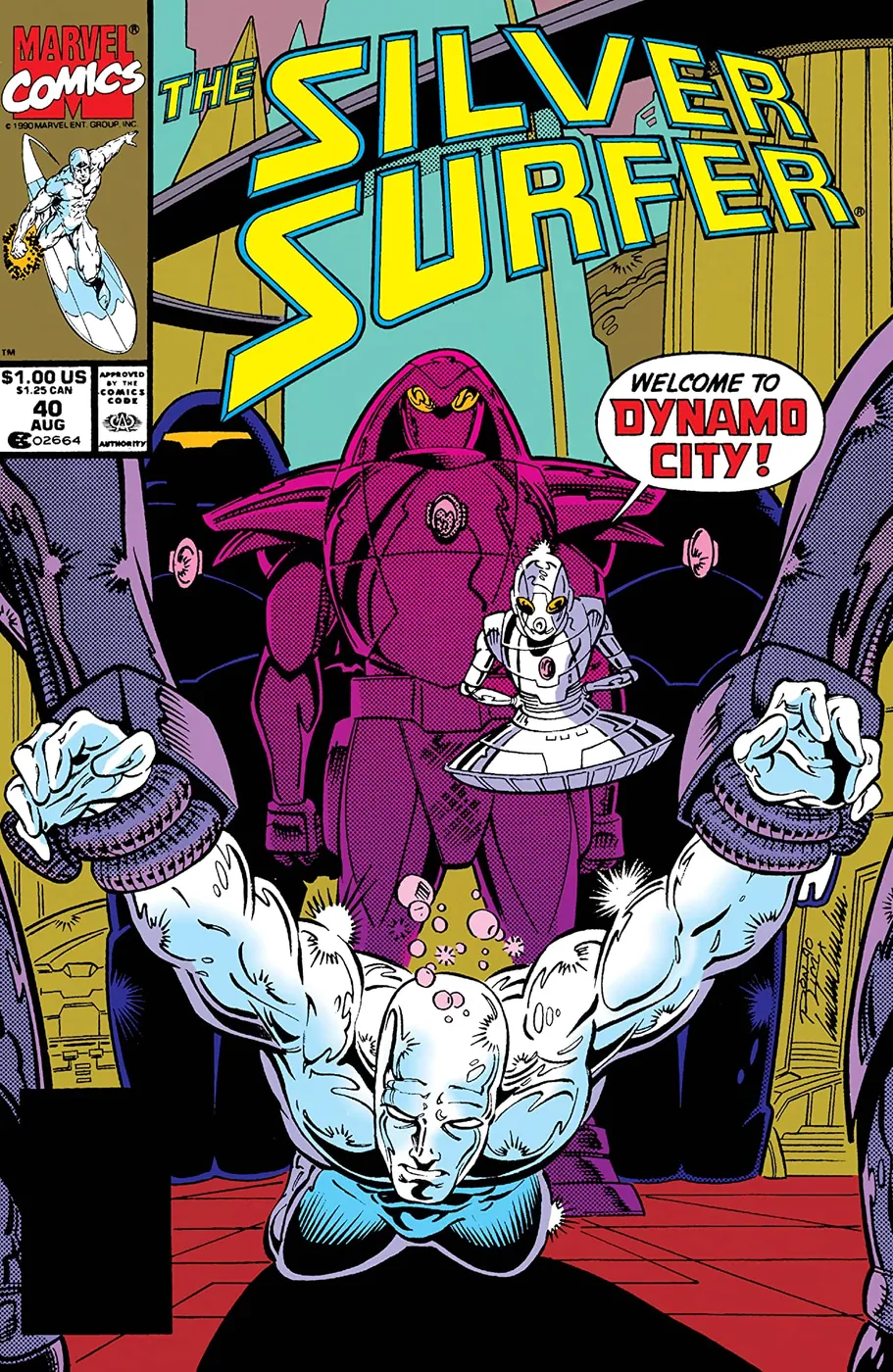 Cover of Silver Surfer #40