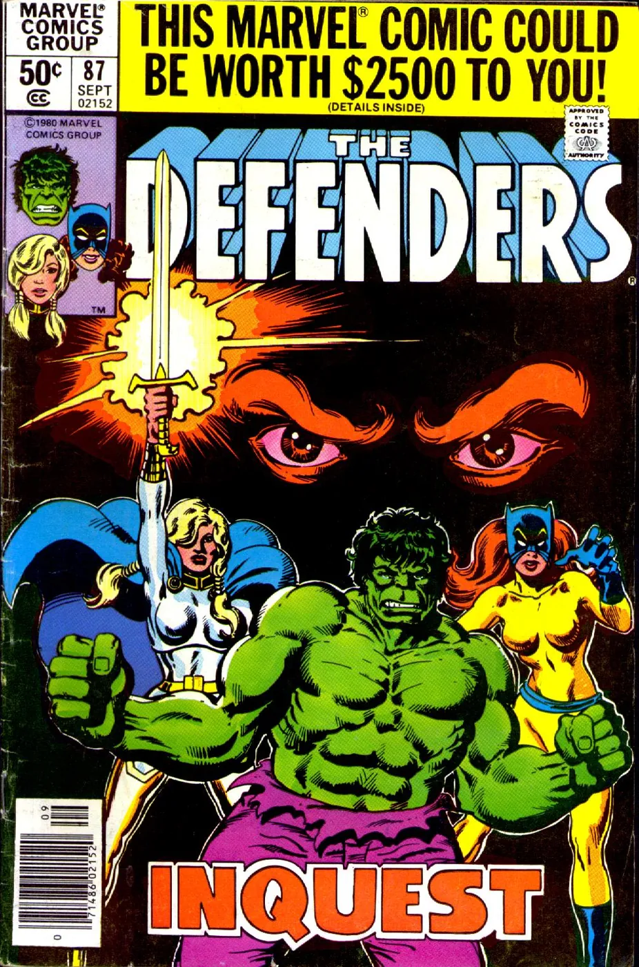 Cover of The Defenders #87