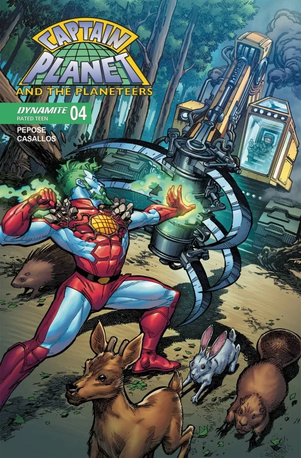 Cover of Captain Planet and the Planeteers #4