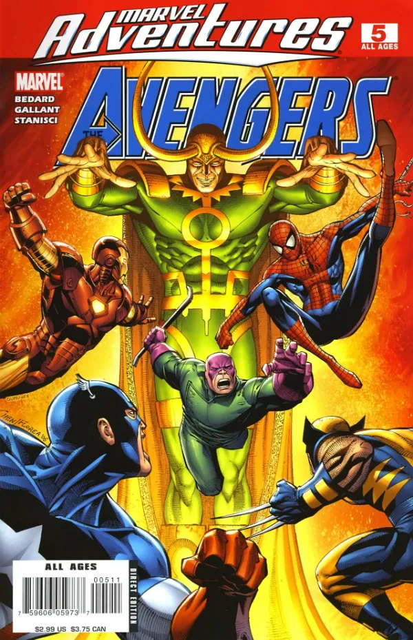 Cover of Marvel Adventures The Avengers #5