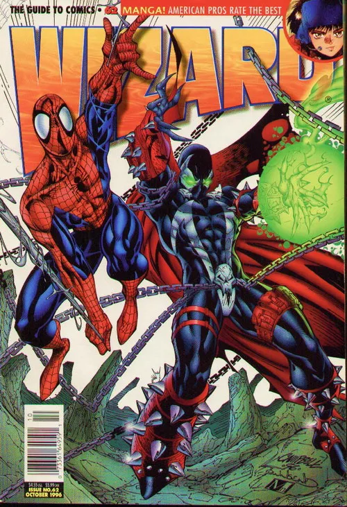 Cover of Wizard: The Comics Magazine #62