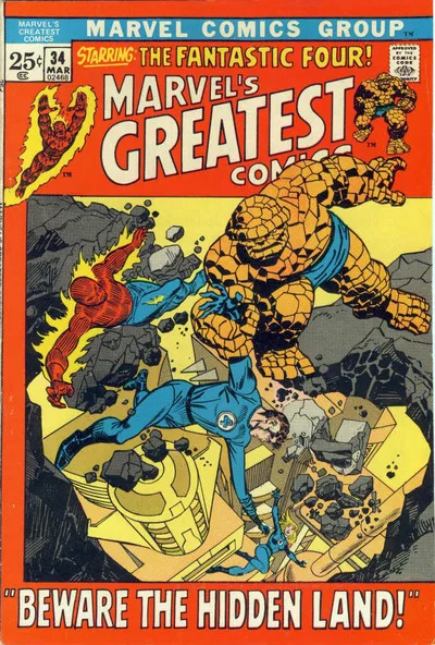 Cover of Marvel's Greatest Comics #34