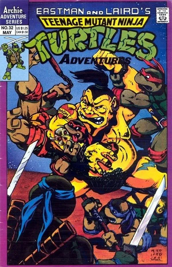 Cover of Teenage Mutant Ninja Turtles Adventures #32